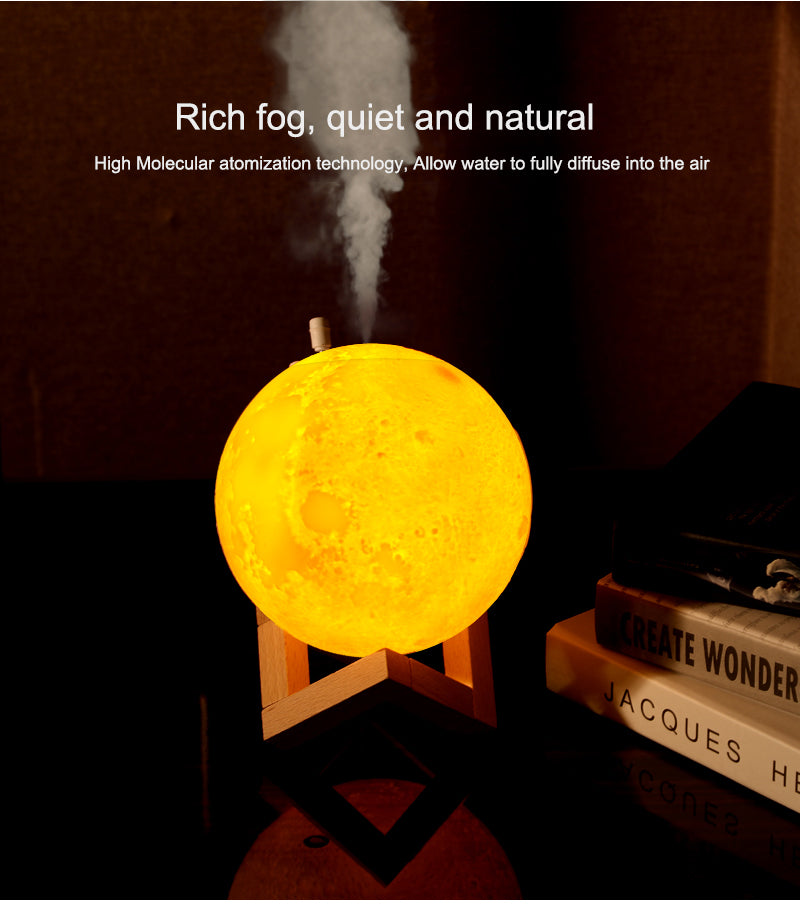 Moon Night Light Humidifier