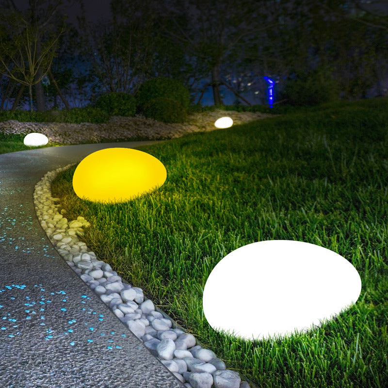 Stone LED Grass Lamps