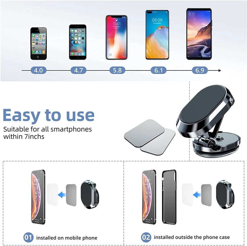 Universal Magnetic Car Phone Holder