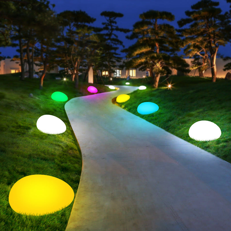 Stone LED Grass Lamps
