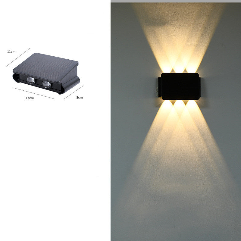 Solar Powered Wall lamp - Modern Design