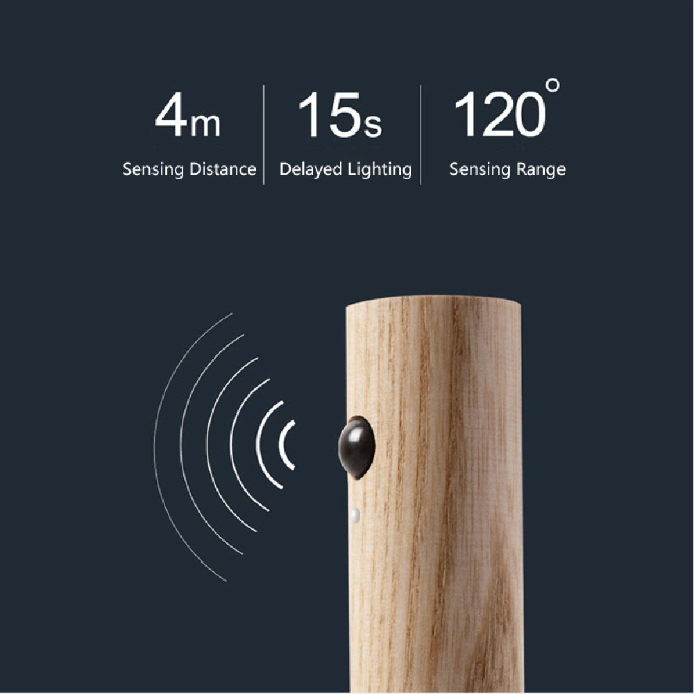 Magnetic Wood Night Light (Auto LED)