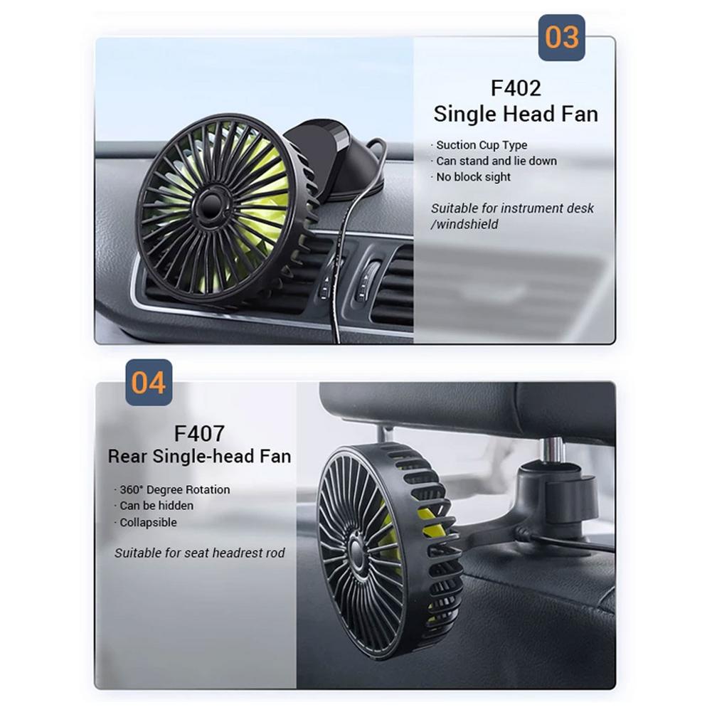 Mini Car Electric Fan - On the go Air Conditioner