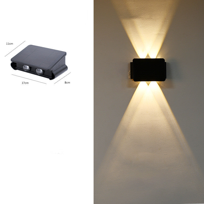 Solar Powered Wall lamp - Modern Design