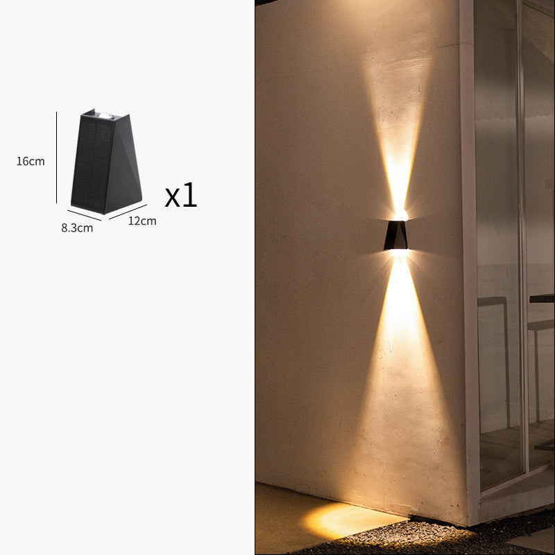 Solar Powered Wall lamp - Modern Design