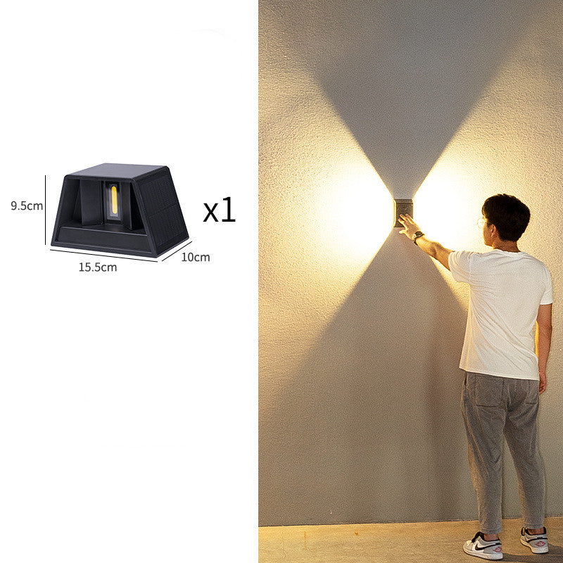 Solar Powered Wall lamp - Modern Design