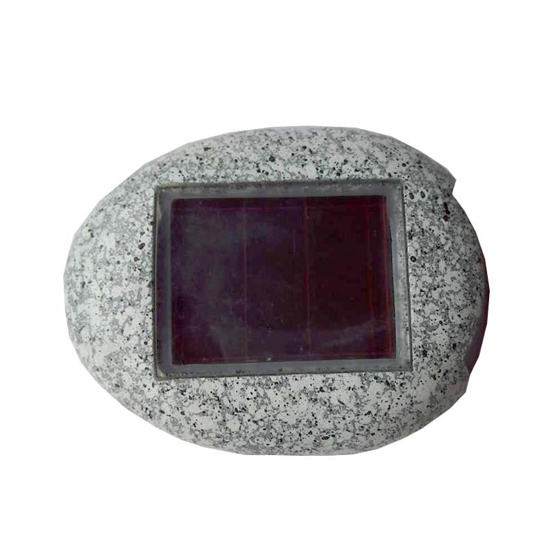 Outdoor Cobble Stone Lamp Decor