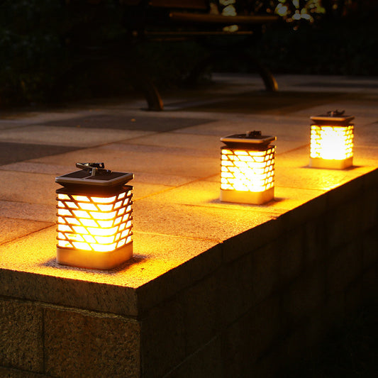 Candle Flame Garden Lamp