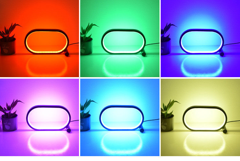 Oval Acrylic Touch Control Dimmable Modern Simple Creative Bedside Reading Desk Table Lamp Led