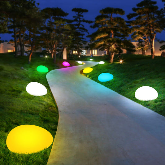 Stone LED Grass Lamps