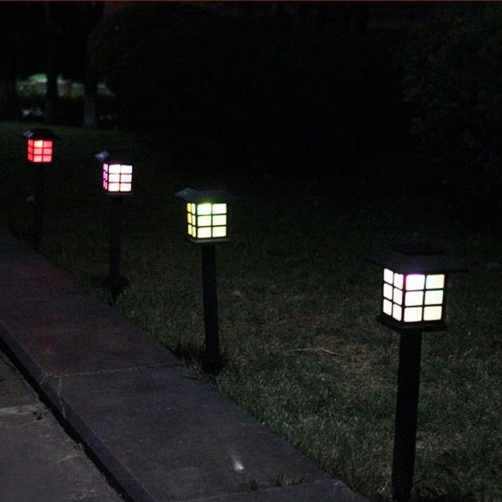 Sleek Solar Square Garden Lights